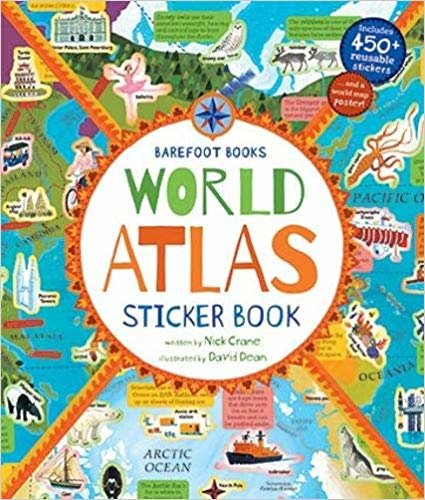 indir World Atlas Sticker Book 2019