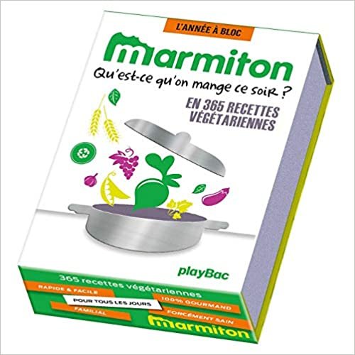Calendrier 365 recettes Marmiton spécial végétariens - L'Année à Bloc (P.BAC.ANNE.BLOC) indir