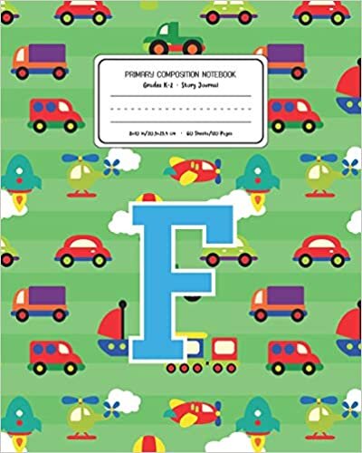 indir Primary Composition Notebook Grades K-2 Story Journal F: Cars Pattern Primary Composition Book Letter F Personalized Lined Draw and Write Handwriting ... Book for Kids Back to School Preschool