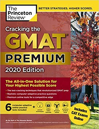تحميل Cracking the GMAT Premium Edition with 6 Computer-Adaptive Practice Tests, 2020