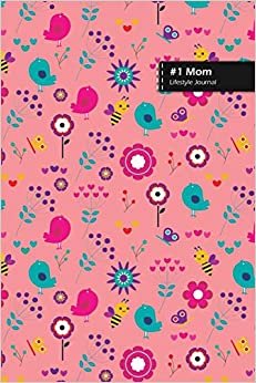 Number One Mom Lifestyle Journal, Blank Write-in Notebook, Dotted Lines, Wide Ruled, Size (A5) 6 x 9 In (Pink)