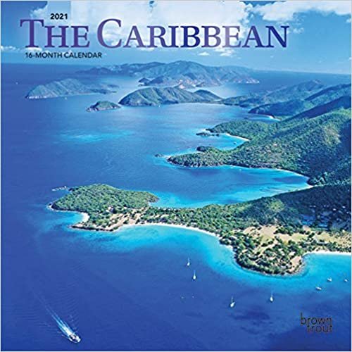 The Caribbean 2021 Calendar: Foil Stamped Cover indir