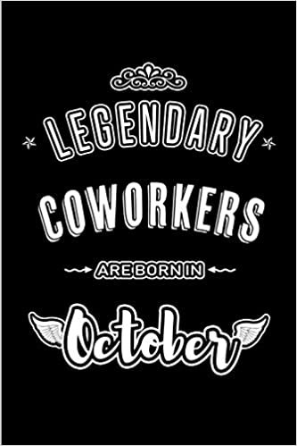 Legendary Coworkers are born in October: Blank Line Journal, Notebook or Diary is Perfect for the October Borns. Makes an Awesome Birthday Gift and an Alternative to B-day Present or a Card. indir