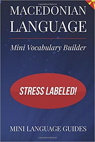 Macedonian Language Mini Vocabulary Builder: Stress Labeled!