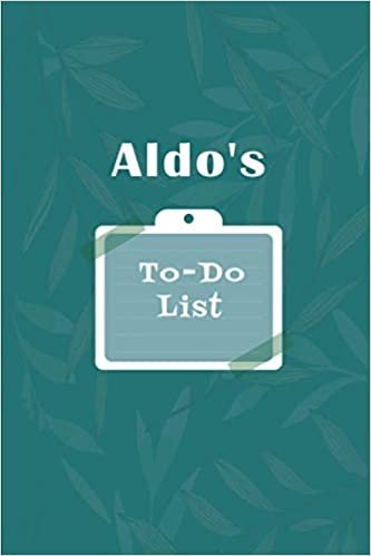 Aldo's To˗Do list: Checklist Notebook | Daily Planner Undated Time Management Notebook indir