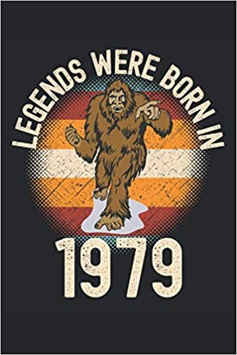 Legends Were Born In 1979: Lined Notebook Journal, ToDo Exercise Book, e.g. for exercise, or Diary (6" x 9") with 120 pages. indir