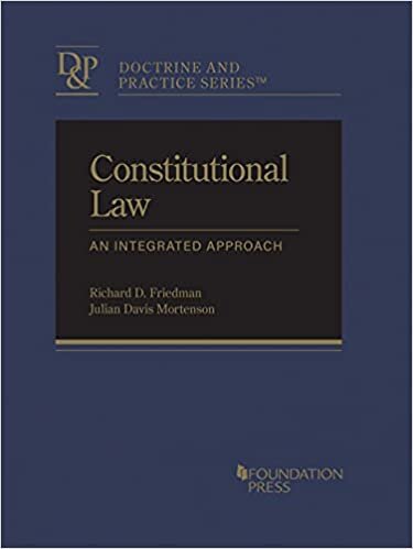 تحميل Constitutional Law: An Integrated Approach