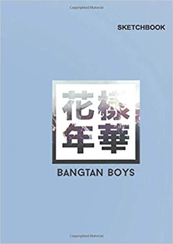 BTS sketchbook: Blank Pages, 110 Pages, (8.27 x 11.69 inches) A4, Bangtan Boys Design Cover. indir