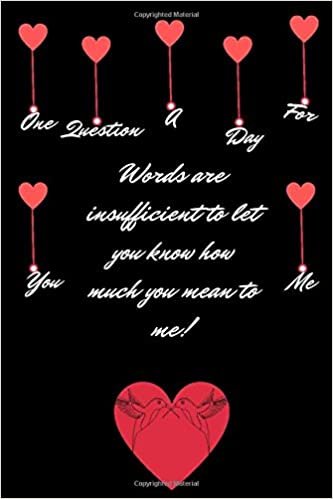 indir One Question a Day for You &amp; Me:Journal for couples/Valentine&#39;s day gift: Lines Notebook / Journal Gift, 120 pages, 6x9, Soft Cover, Matte Finish