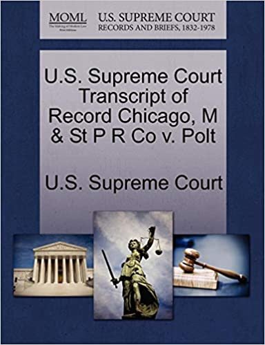 indir U.S. Supreme Court Transcript of Record Chicago, M &amp; St P R Co v. Polt