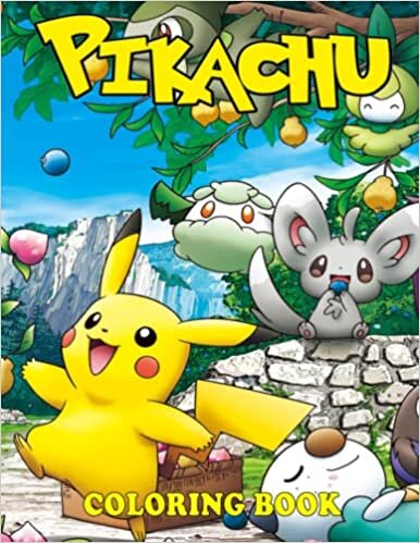 indir Pikachu Coloring Book: A Cool Coloring Book With Many Illustrations Of Pikachu For Fans of All Ages To Relax And Relieve Stress