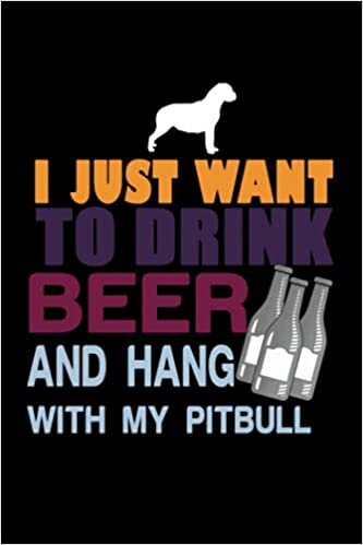 I Just want to Drink Beer and Hang with my Pit Bull: Hangman Puzzles | Mini Game | Clever Kids | 110 Lined pages | 6 x 9 in | 15.24 x 22.86 cm | Single Player | Funny Great Gift indir