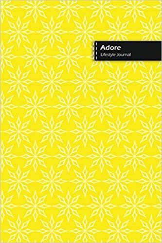 اقرأ Adore Lifestyle Journal, Blank Write-in Notebook, Dotted Lines, Wide Ruled, Size (A5) 6 x 9 In (Yellow) الكتاب الاليكتروني 
