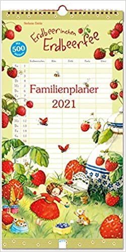 ダウンロード  Erdbeerinchen Erdbeerfee. Familienplaner 2021 本