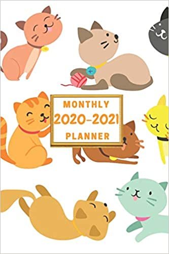 تحميل Monthly Planner 2020-2023: cut cats planner/calendar 2020 cats Monthly Pocket Planner, Calendar &amp; Schedule Agenda, planner Gifts For Women, Men, Girls, Boys, Kids And Adults (6 x 9), 2020 planner cat