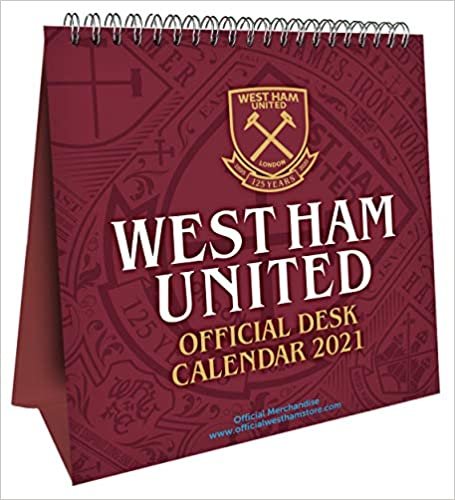 ダウンロード  The Official West Ham United Desk Easel Calendar 2021 本