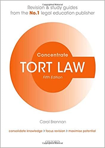 تحميل Tort Law Concentrate: Law Revision and Study Guide