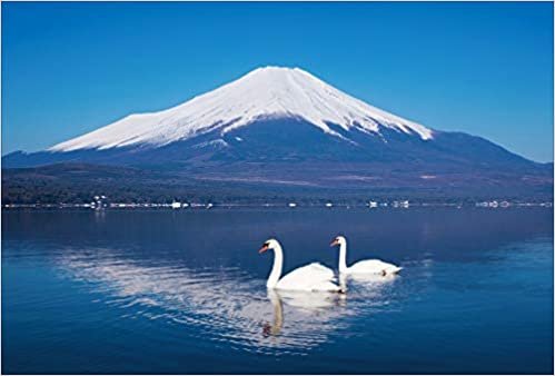 【Amazon.co.jp 限定】逆さ富士の湖面を泳ぐ白鳥 ポストカード3枚セット P3-098