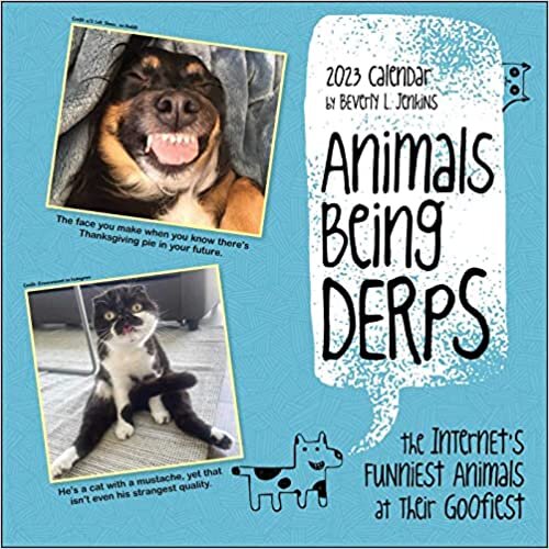 ダウンロード  Animals Being Derps 2023 Wall Calendar: The Internet's Funniest Animals at Their Goofiest 本