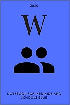 تحميل W: Notebook for men, kids and schools, blue
