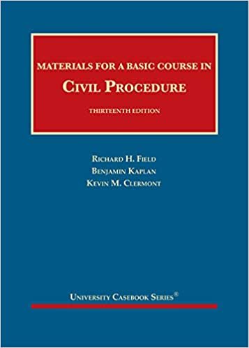تحميل Materials for a Basic Course in Civil Procedure - Casebook Plus