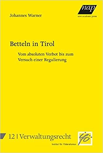 Warner, J: Betteln in Tirol -
