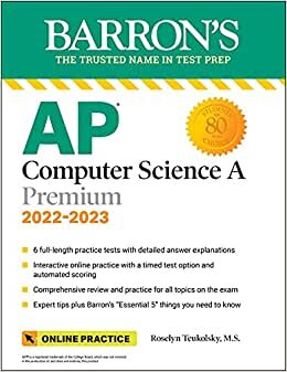 تحميل AP Computer Science A Premium, 2022-2023: 6 Practice Tests + Comprehensive Review + Online Practice