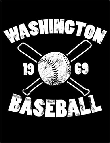 Washington Baseball: Vintage and Distressed Washington Baseball Notebook for Baseball Lovers indir