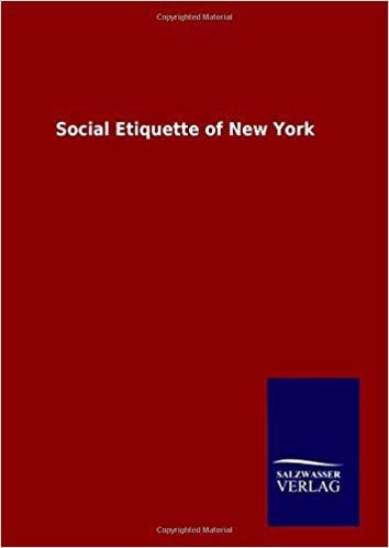 اقرأ Social Etiquette of New York الكتاب الاليكتروني 