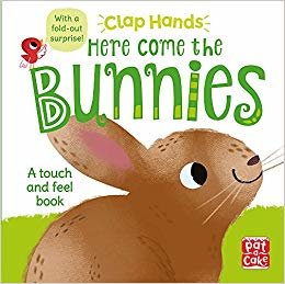 Clap Hands: Here Come the Bunnies: A touch-and-feel board book with a fold-out surprise indir