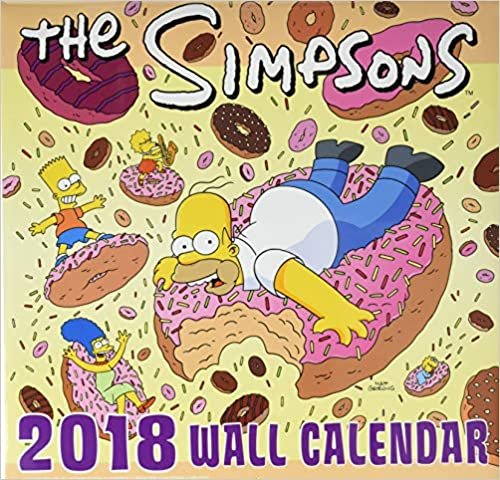 ダウンロード  The Simpsons Official 2018 Calendar - Square Wall Format (Calendar 2018) 本