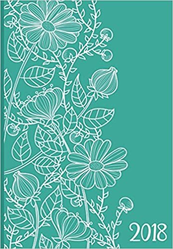 تحميل 2018 Planner (Organizer) Weekly / Monthly: Turquoise Floral Organizer for High School, College and University Students, 2018 Academic Monthly and ... 2018 (Planner (Organizer) 2018) (Volume 1)