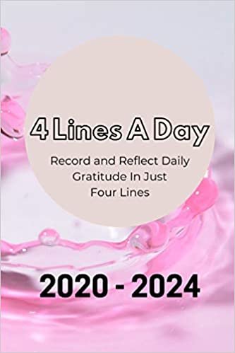 تحميل 4 Lines A Day - Record and Reflect Daily Gratitude In Just Four Lines