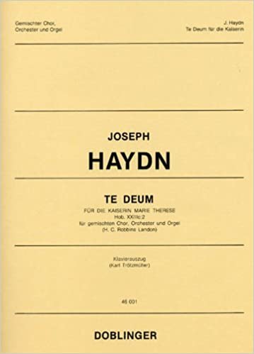 Haydn, J: Te Deum für die Kaiserin Marie Therese C-Dur indir