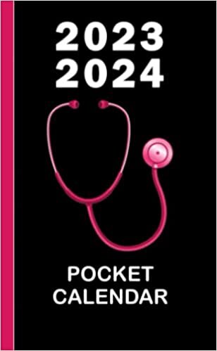 Pocket Calendar 2023-2024 for Purse: Isolated Phonendoscope Cover, 2 Year Pocket Calendar 2023-2024 For Purse With Notes Section, Contacts, Goals, Passwords And ... 4 X 6.5 Inches, for doctors and nurses ダウンロード