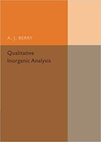 Qualitative Inorganic Analysis