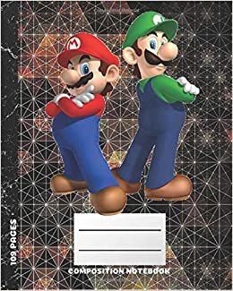 Composition Notebook: Blank Paper Notebook Journal,Workbook for Kids, Mario Bros,Luigi,Teens, Students for Back to School and Home College ... Pages,Blank Paper,8 x 10) (School Notebook)