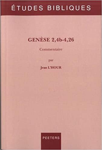 FRE-GENESE 24B-426 (Etudes Bibliques, Band 78) indir