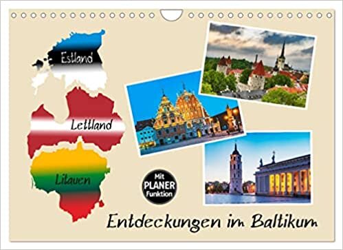 ダウンロード  Entdeckungen im Baltikum (Wandkalender 2023 DIN A4 quer): Das Baltikum - Entdeckungen in Osteuropa (Geburtstagskalender, 14 Seiten ) 本