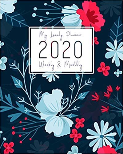 تحميل 2020 Planner Weekly &amp; Monthly: Weekly &amp; Monthly Planner 2020 with Calendar and Inspirational Quotes. Pink Floral Cover. Stay Happy, Organized and Plan with Passion