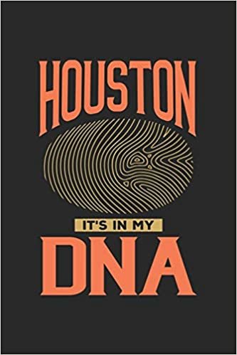 تحميل Houston Its in my DNA: 6x9 -notebook - dot grid - city of birth - Texas