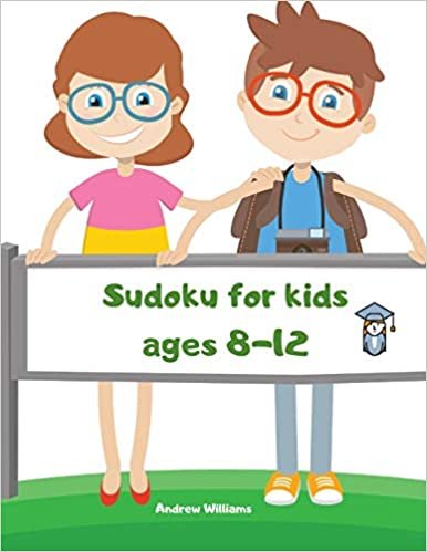 تحميل Sudoku for kids ages 8-12: Sudoku for kids 8-12 easy &amp; difficult: Sudoku numbers &amp; symbols: A first Sudoku for kids: puzzles for kids: brain games: brain games for smart kids