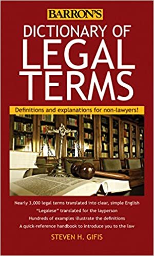 indir Dictionary of Legal Terms: Definitions and Explanations for Non-Lawyers