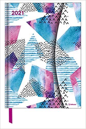 Watercolours 2021 - Diary - Buchkalender - Taschenkalender - 16x22: Magneto Diary indir