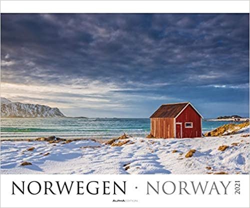 Norwegen 2021 - Bild-Kalender XXL 60x50 cm - Norway - Landschaftskalender - Natur-Kalender - Wand-Kalender - Alpha Edition indir