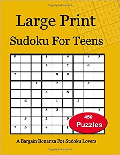indir Large Print Sudoku For s: A Bargain Bonanza For Sudoku Lovers