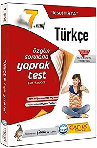 indir Çanta Yayınları 7. Sınıf Türkçe Yaprak Test
