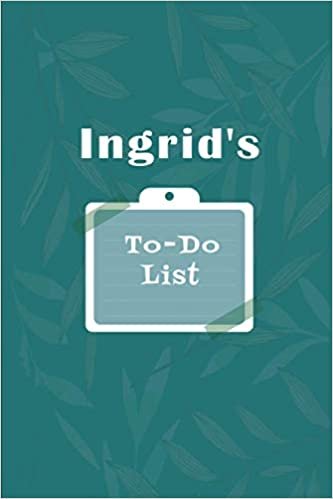 indir Ingrid&#39;s To˗Do list: Checklist Notebook | Daily Planner Undated Time Management Notebook