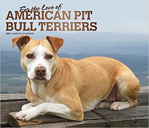 For the Love of American Pit Bull Terriers 2021 Calendar: Foil Stamped Cover