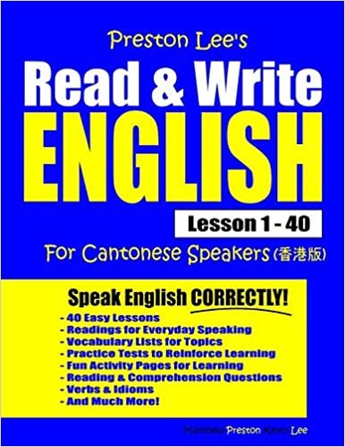 تحميل Preston Lee&#39;s Read &amp; Write English Lesson 1 - 40 For Cantonese Speakers